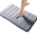 Memory Foam Bath Mat Non Slip Absorbent Super Cozy Velvet Bathroom Rug Carpet Super Water Absorption Bathroom Carpet NonSlip Th