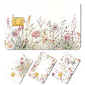 Honoson 16 Pcs Credit Card Skin Cover Set Debit Card Stickers Elegant Waterproof PVC ID Cover Anti-wrinkling for Transportation 