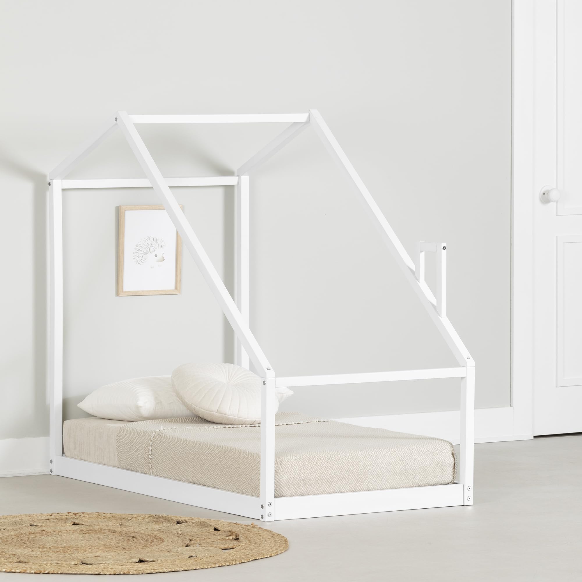 South Shore Sweedi House Bed White, Scandinavian