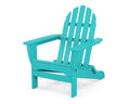 Polywood Ad5030Ar Classic Folding Adirondack Chair, Height: 35.00' - Width: 29' - Depth: 35.00', Aruba