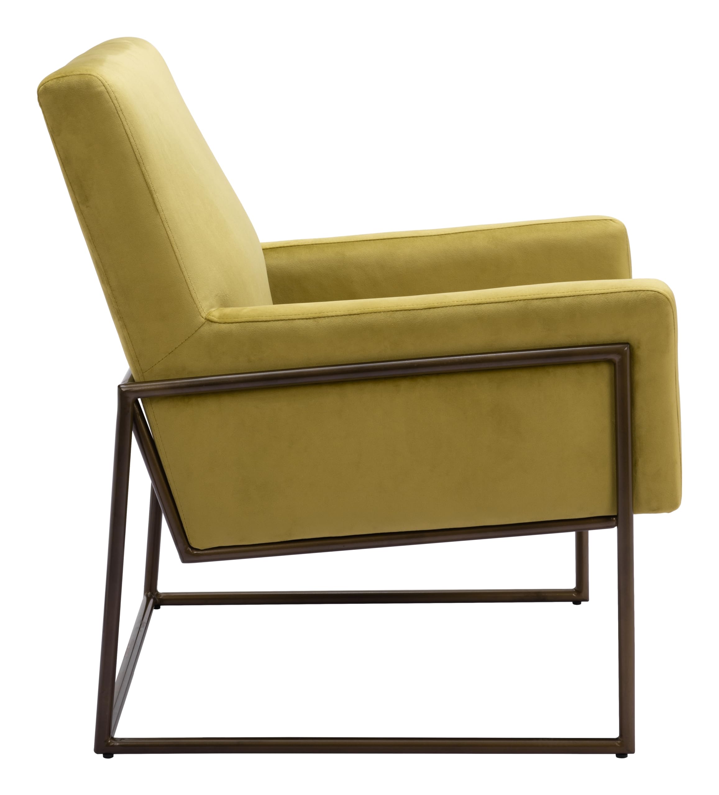 Zuo New York Accent Chair Olive Green
