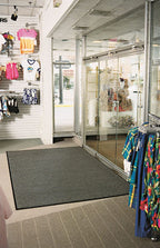 Floortex Doortex Ribmat Blue Indoor Entrance Mat 48" x 36" (FRECOR3648BL)