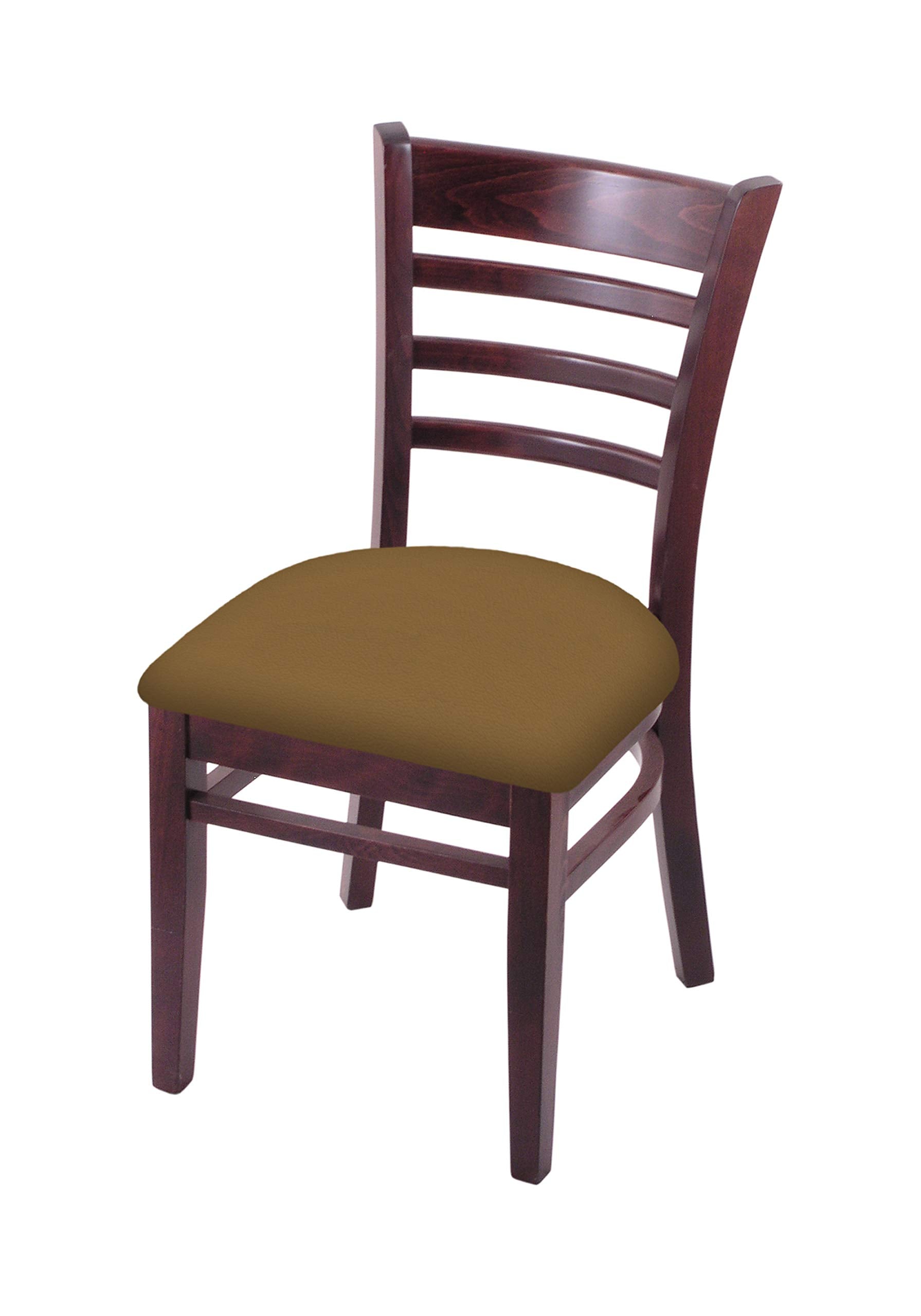 Holland Bar Stool Co. 3140 18 Chair with Dark Cherry Finish and Canter Saddle Seat