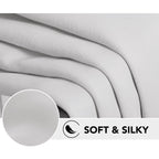 Deconovo Blackout Curtains For Bedroom–Thermal Insulated, Noise-Reducing, Energy-Efficient Drapes For Privacy & Soundproofing–Ideal For Parents, Seniors–42W X 45L Inch, Greyish White, 2 Panels
