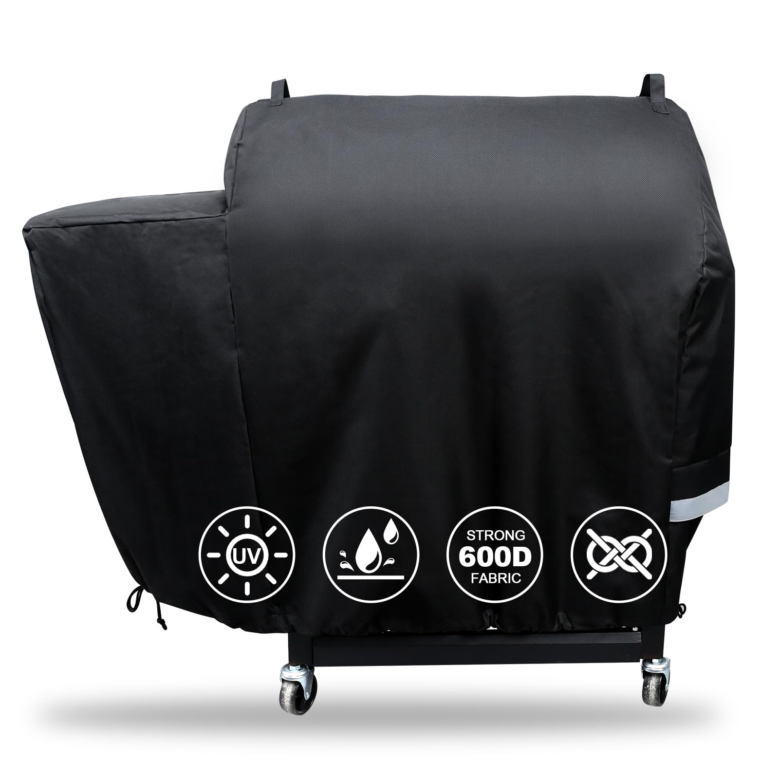 Qulimetal Grill Cover For Rec Tec Rt-590, Recteq Deck Boss 590 Wood Pellet Grill - Heavy Duty Waterproof Fade Resistant Outdoor