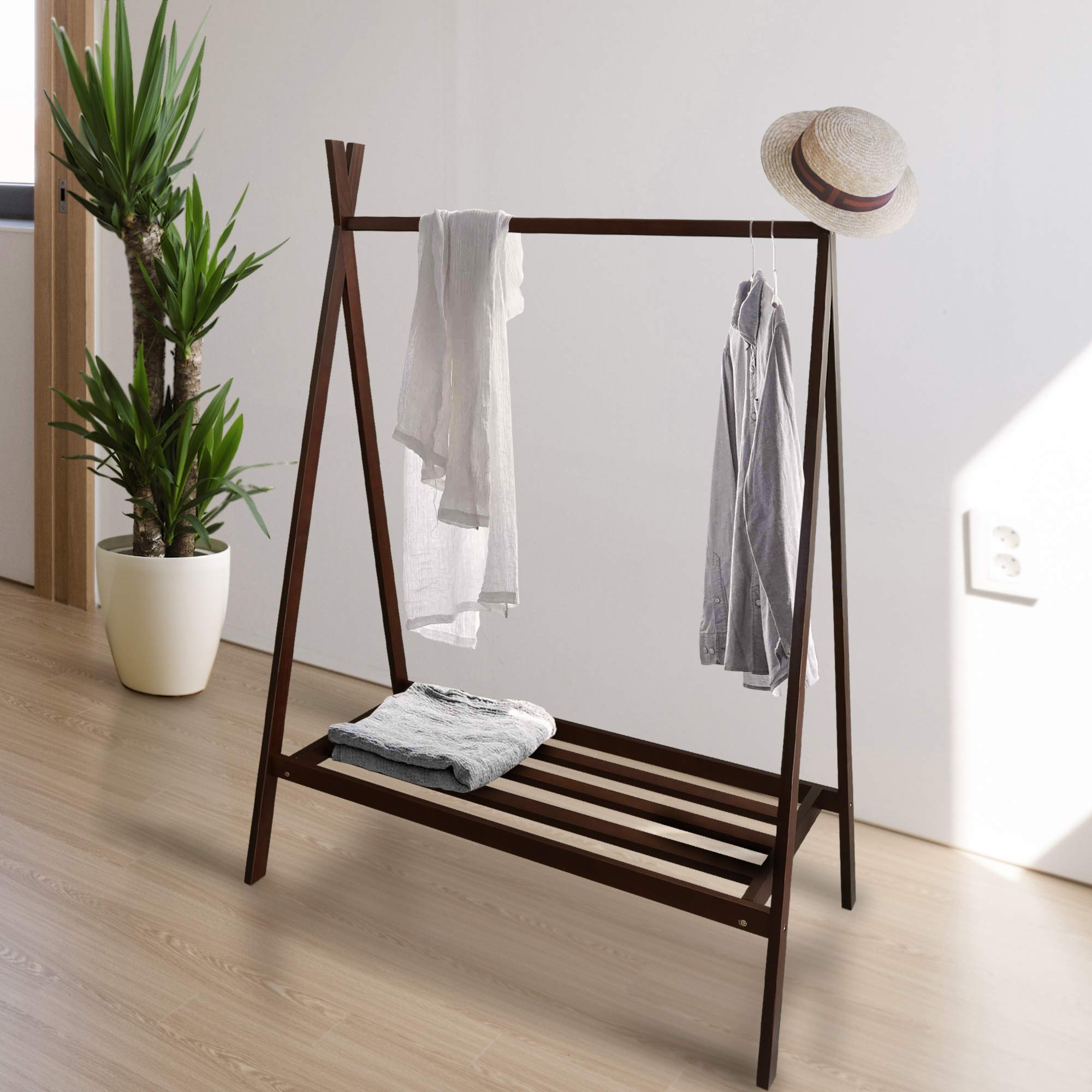 Teepee Coat Rack with Shelf - Thumbnail 4