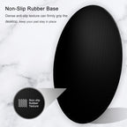 Hsurbtra Mouse Pad, Premium-Textured Small Round Mousepad 8.7 X 8.7 Inch Warm Pink, Stitched Edges Anti-Slip Waterproof Rubber M