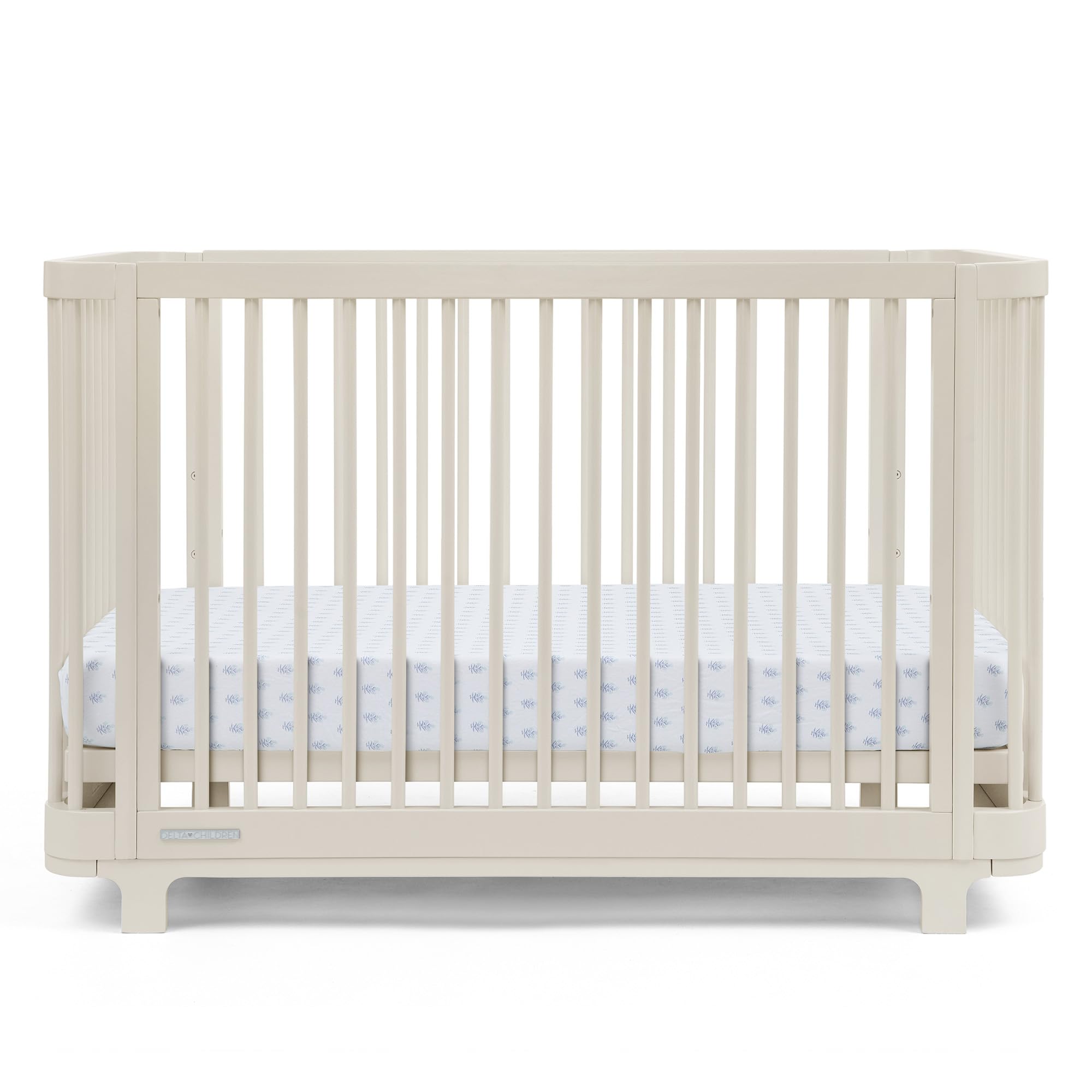 Delta Children Nest 4-In-1 Convertible Crib - Greenguard Gold Certified, Soft Beige