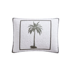 Tommy Bahama Sham - 100% Cotton, Soft & Breathable, Standard Size, Grey, Model USHSGZ1194196