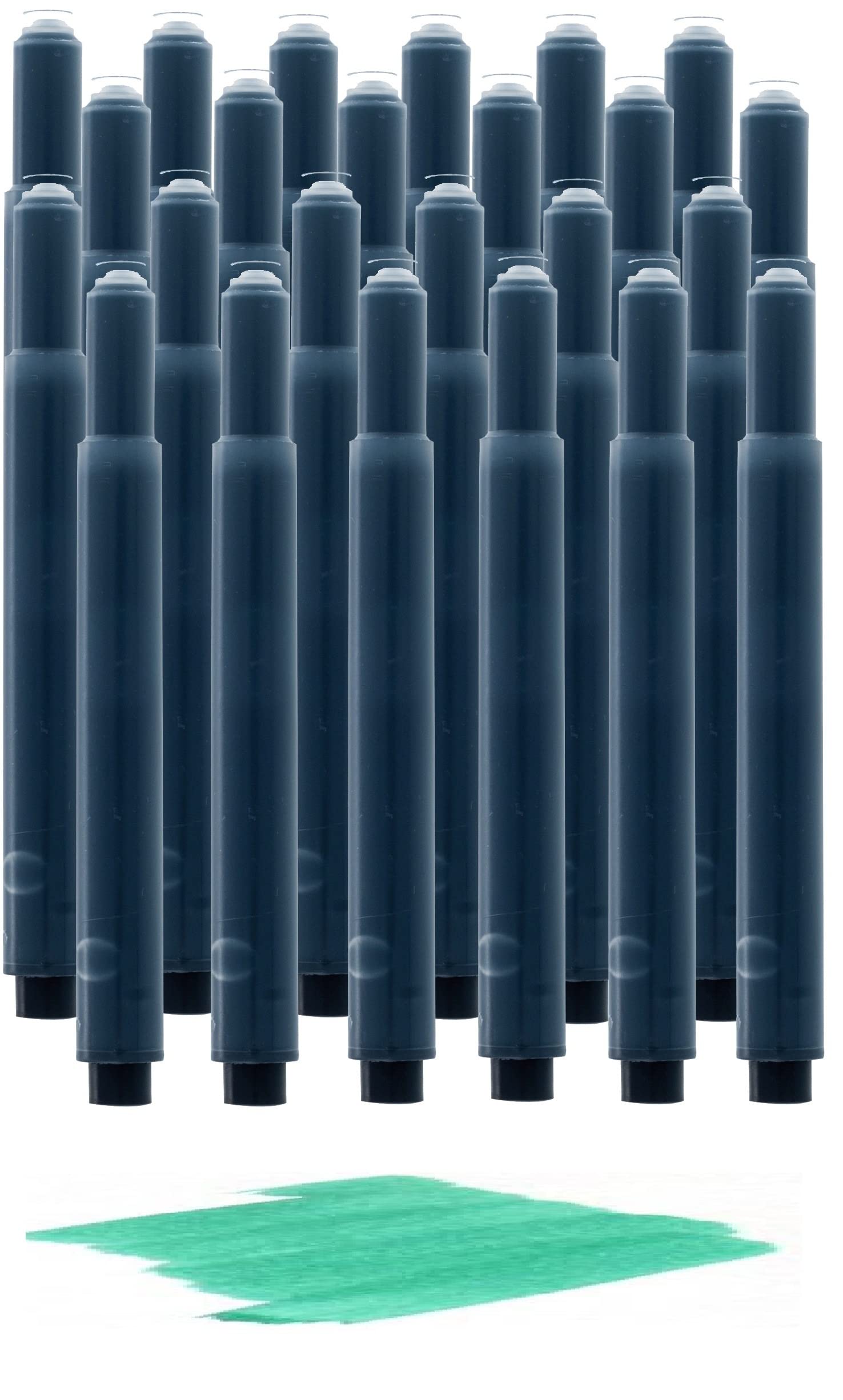 Pen Savings Ink Cartridges Compatible With Lamy Safari Fountain Pens, 24 Pack, Lubricated Ink For Smooth Flow, Calligraphy Writi