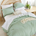 Weigelia Twin Comforter Set 5-Piece Sage Green Bed In A Bag Soft All Season Bedding Set Lightweight Comforter Set For Women And