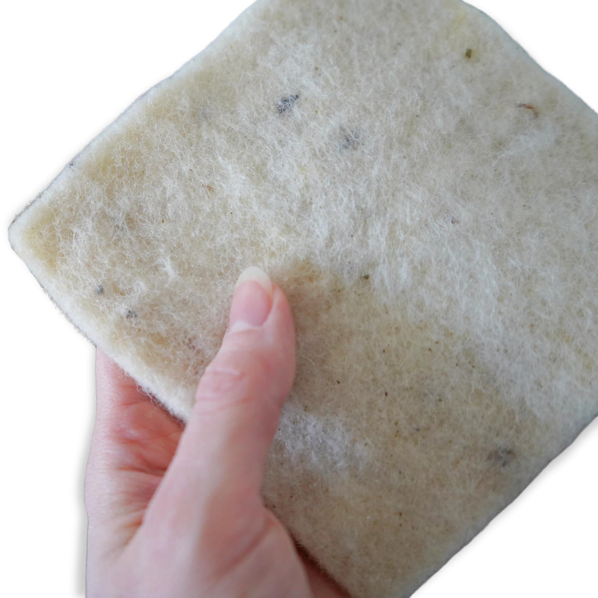 Keyaiira 2Pack Natural Wool Dish Sponges  Gentle, Effective & Compostable
