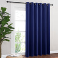 NICETOWN Sliding Glass Door Curtain Panel, Home Decoration Privacy & Noise Reducing Room Divider for Shared Apartment (Navy Blue