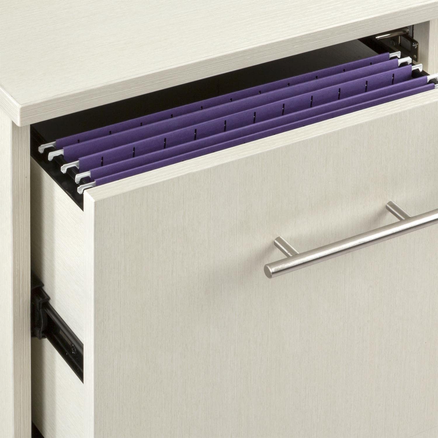 Safco Mayline Mnfftss Medina Freestanding Mobile File Pedestal Ff, Textured Sea Salt Laminate