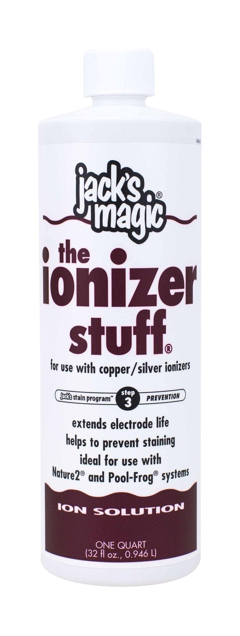 Jack'S Magic Jmion032 Ion Solution The Ionizer Stuff Cleaners, 32 Oz