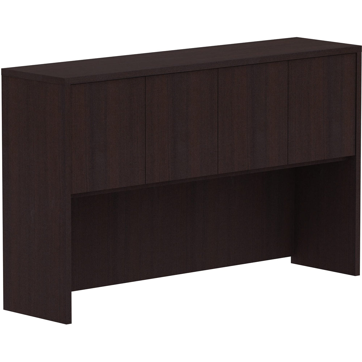 Lorell Espresso Laminate Desk Hutch