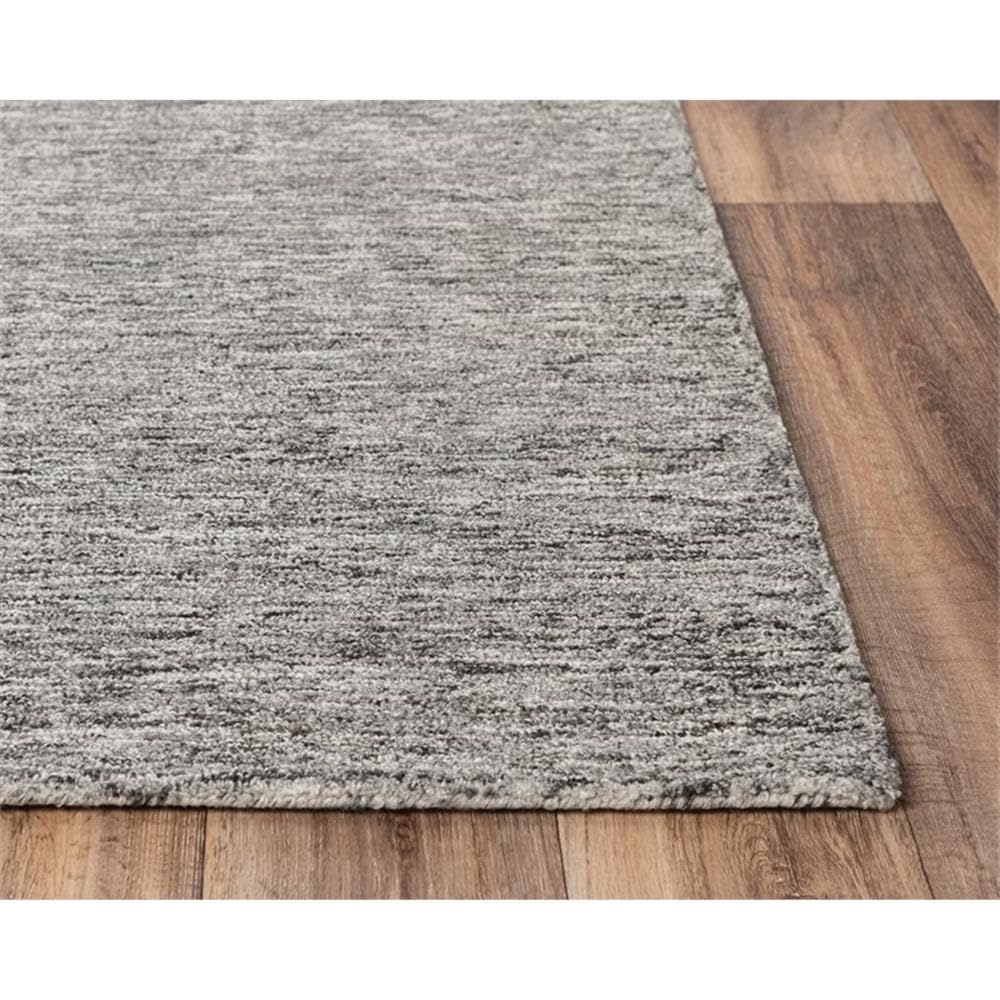 Rizzy Home Alora Decor Winston 5' X 8' Speckled Solid Gray/Charcoal/Black Area Rug