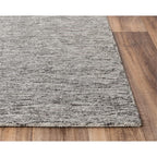 Rizzy Home Alora Decor Winston 5' X 8' Speckled Solid Gray/Charcoal/Black Area Rug