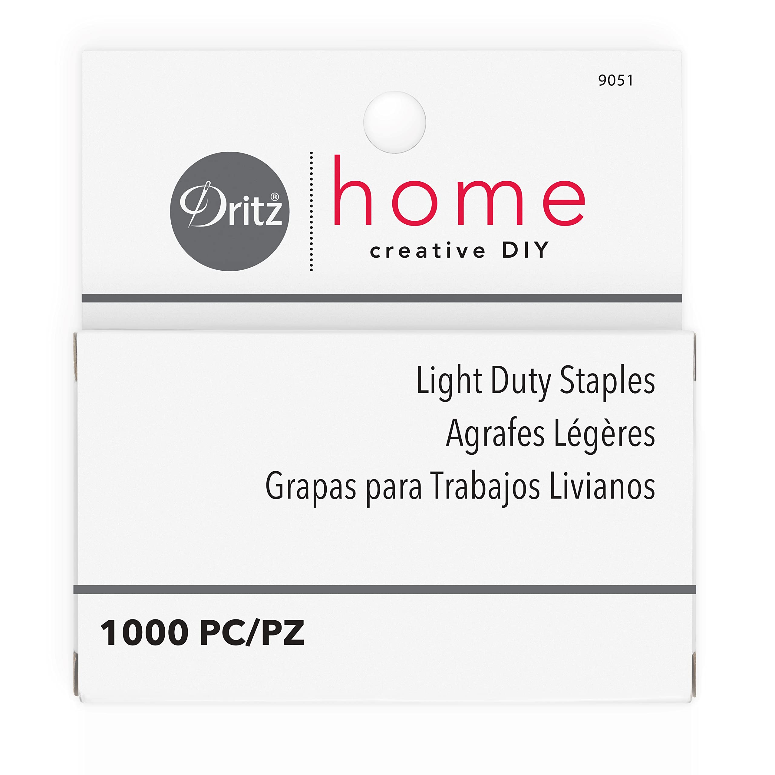 Dritz Home 9051 Light Duty Staples, 5/16-Inch (1000-Piece)