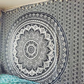 Popular Handicrafts Twin Hippie Mandala Wall Hanging Tapestry For Bedroom Bohemian Gypsy Hippy Indian Gold Ombre Design Bedsprea