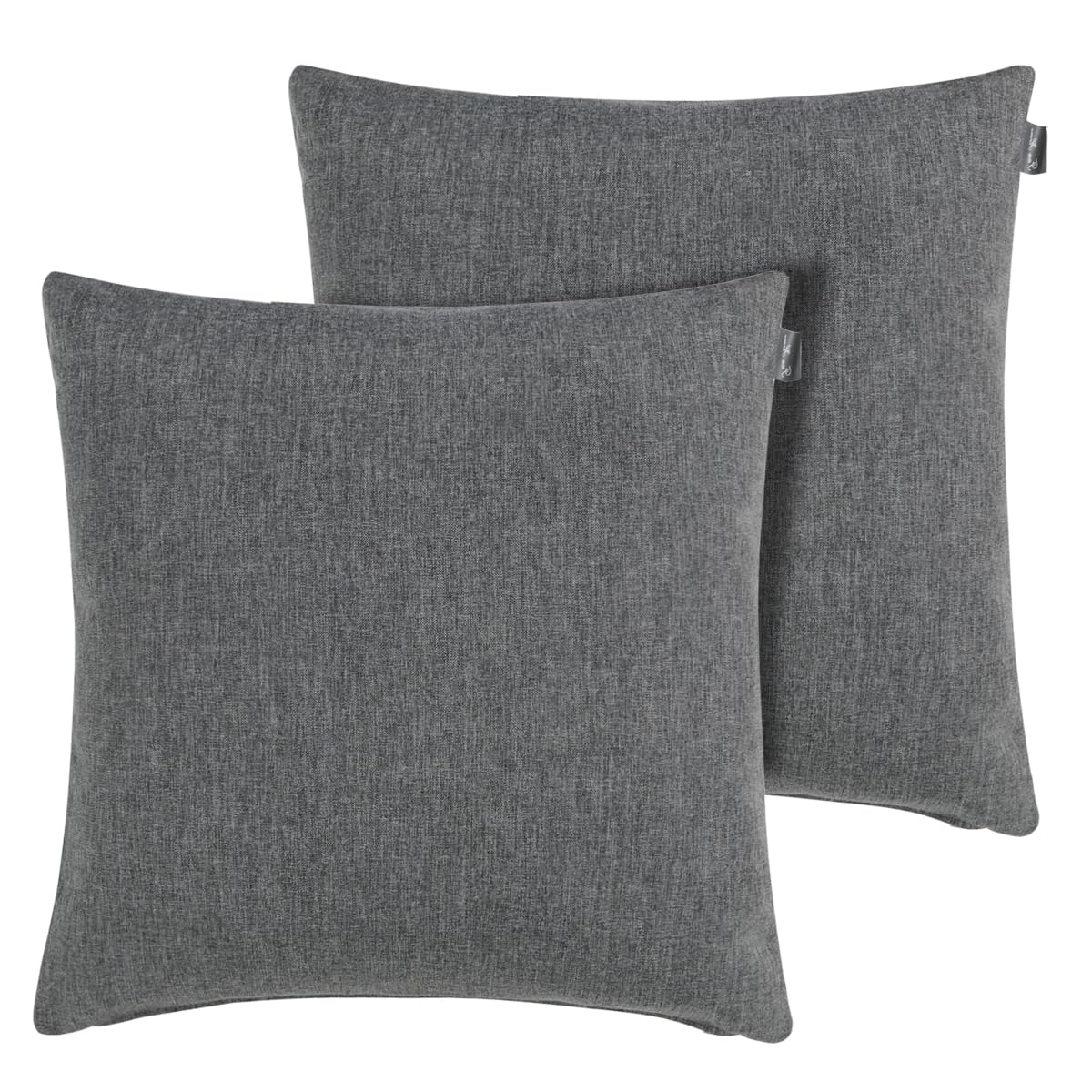 Funhome Outdoor Indoor Throw Pillows 18   X18   , Set Of 2 Decorative Throw Pillows With Inserts, All Weather Water-Repellent Sq