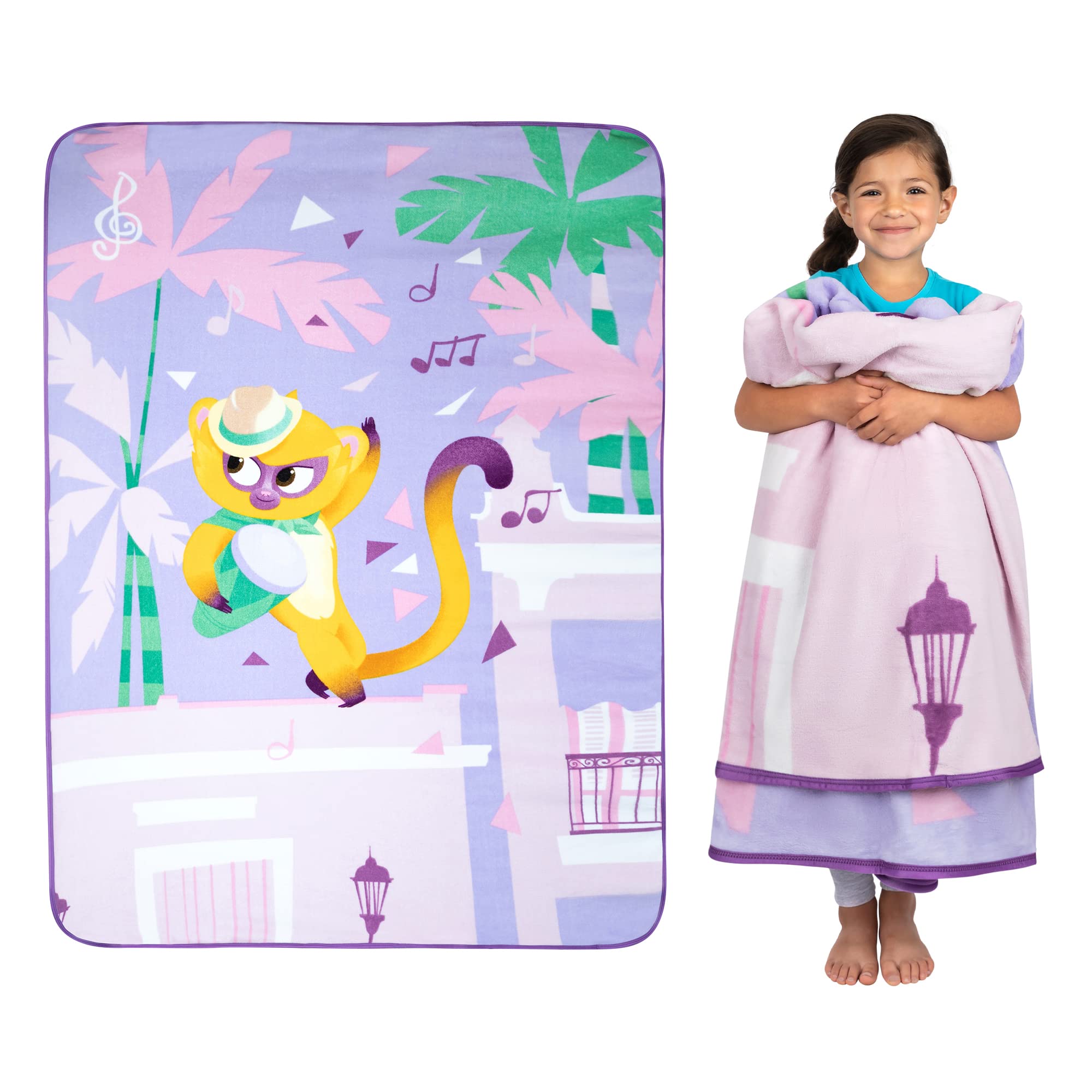 Franco Kids Bedding Super Soft Micro Raschel Blanket, 62 in x 90 in, Sony Vivo