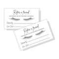 Referral Cards For Lash Extension Artists | 50 Pack | Referral Discount Card | 2X3.5' Inches Business Sized Cards | Lash Suppli