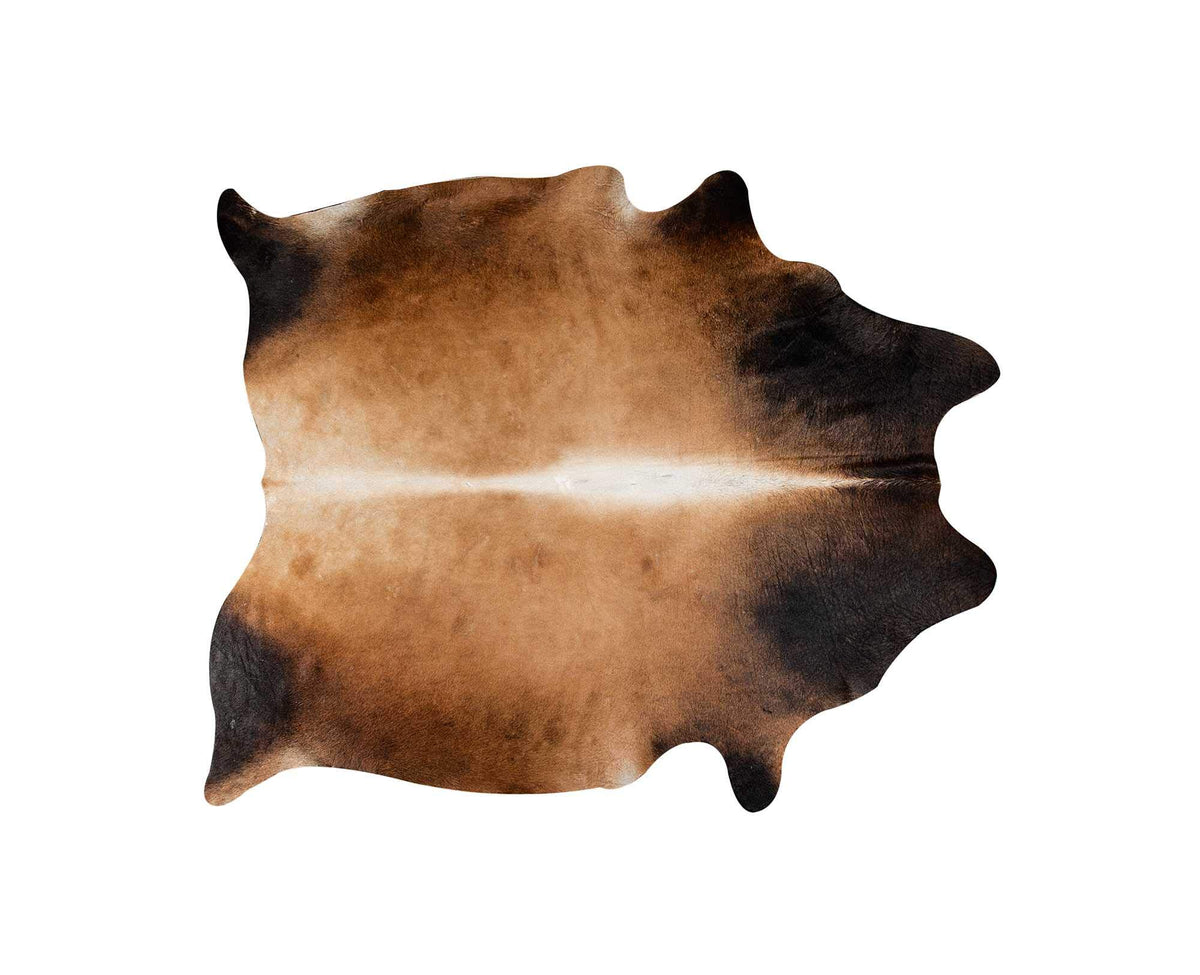 HomeRoots Decor 72' X 84' Cowhide Microsuede Rug - Tan