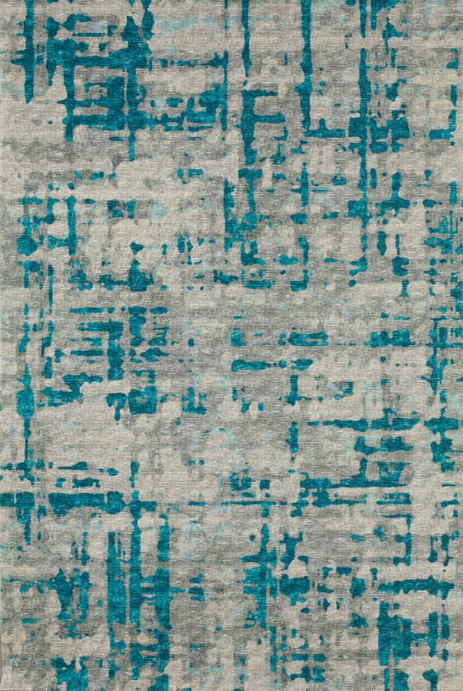 Dalyn Rugs Brisbane Br5 Modern Camouflage Teal 8' X 10'