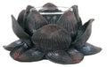 Eastern Enlightenment Lotus Flower Meditation Votive and Candle Holder, Zen Buddhist Home Decor