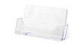T'Z Tagz Brand 12 Pack - Clear Plastic Business Card Holder Display