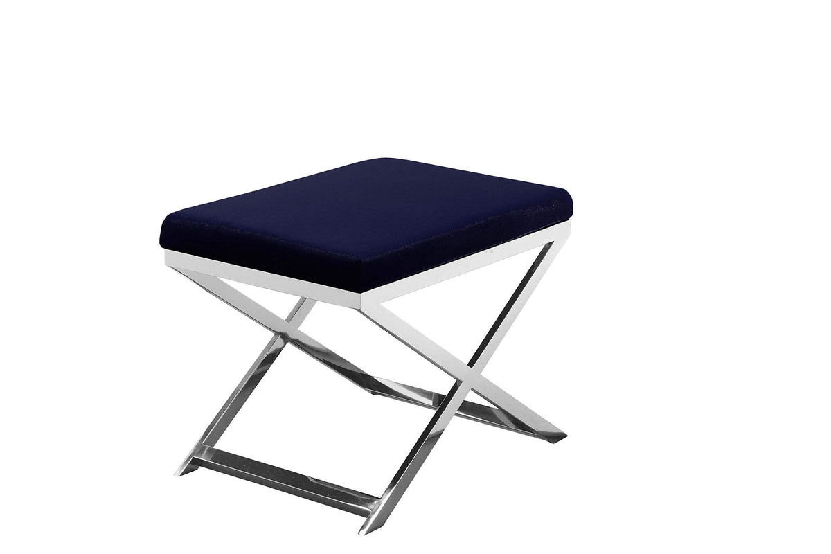 Pangea Home Lexi Stool, Navy