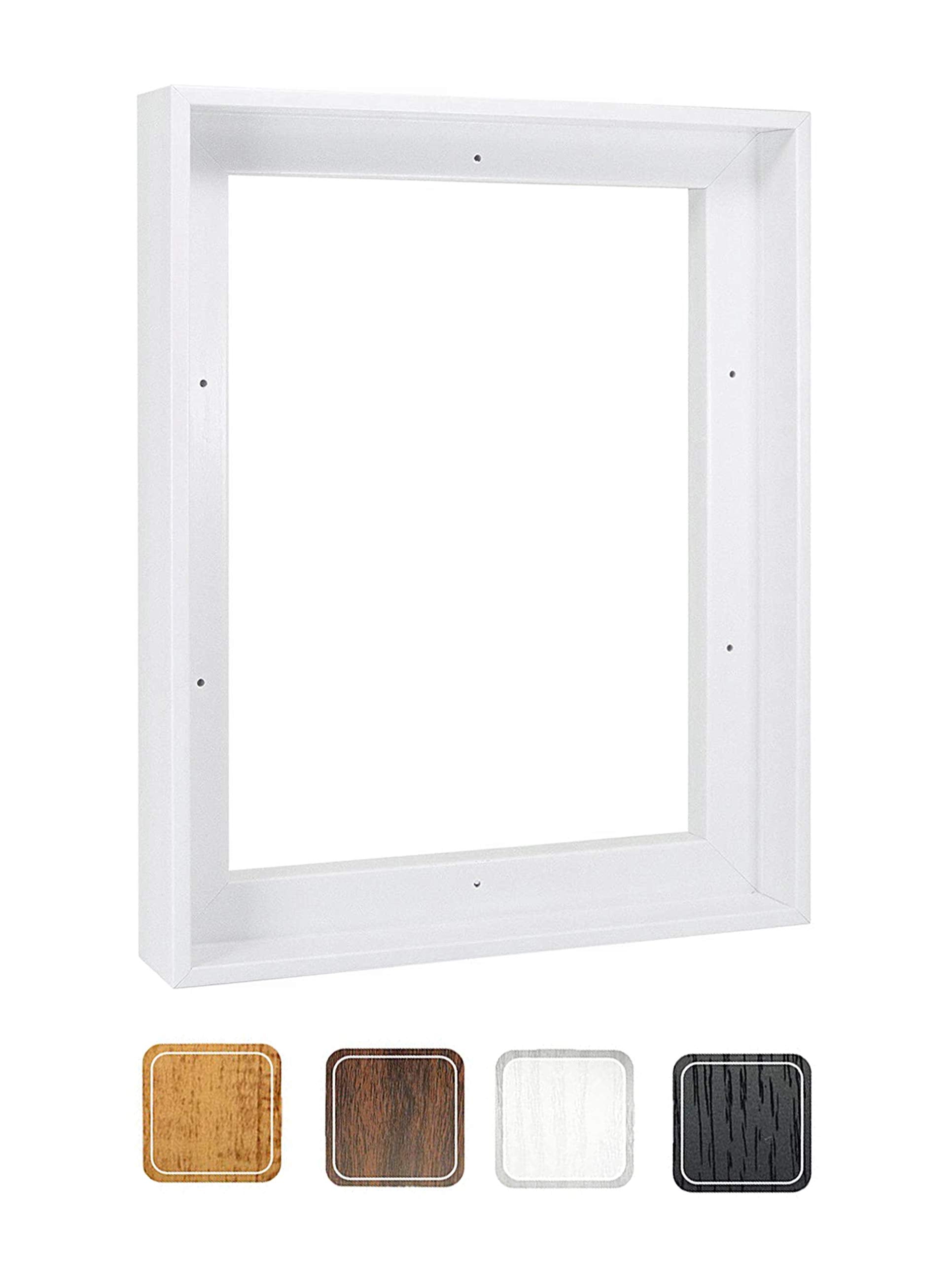 Canvas Floating Frame, Picture Wall Art Painting Frame for Finished Canvas Painting 1-1/4 Deep Picture Art Wall Decor