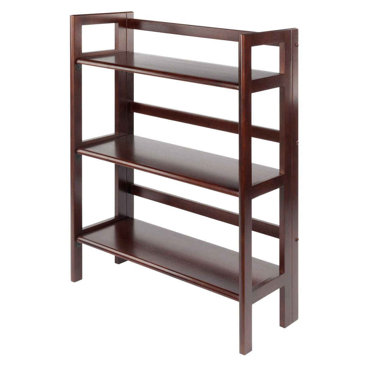 Winsome Wood Terry Shelving, Walnut, 3