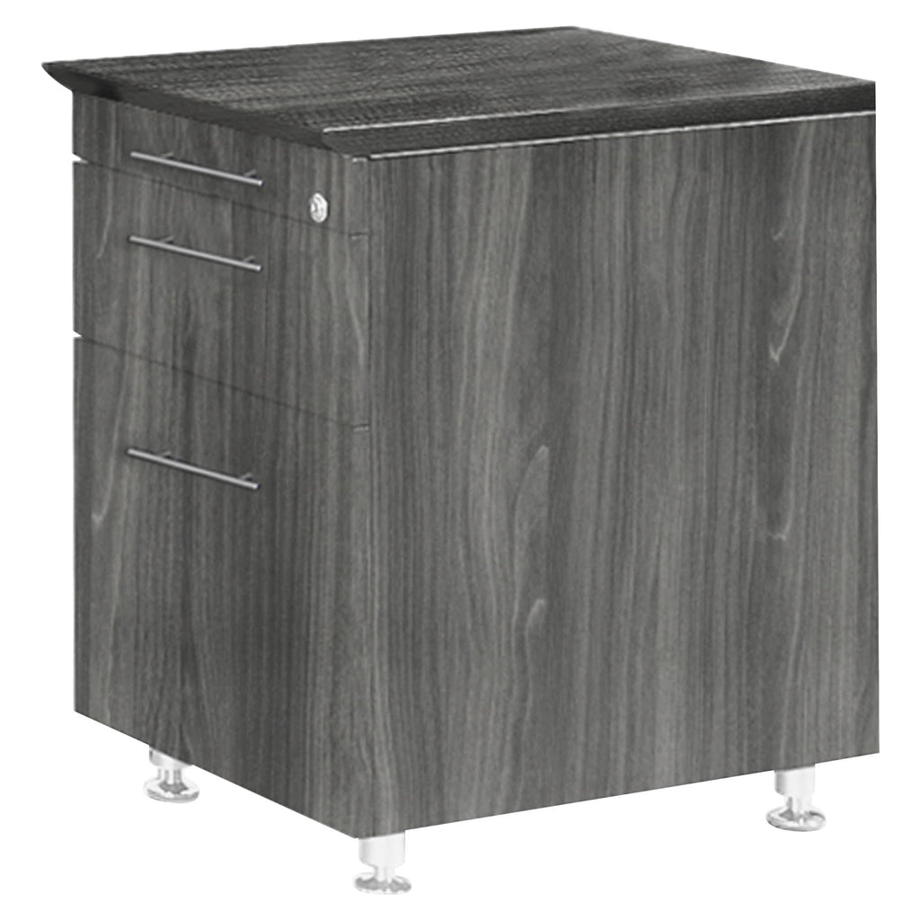 Mayline Mnbfplgs Medina Series Laminate Pedestal, 15-1/2" By 18-1/8" By 26-5/8", Gray Steel
