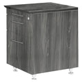 Mayline Mnbfplgs Medina Series Laminate Pedestal, 15-1/2" By 18-1/8" By 26-5/8", Gray Steel