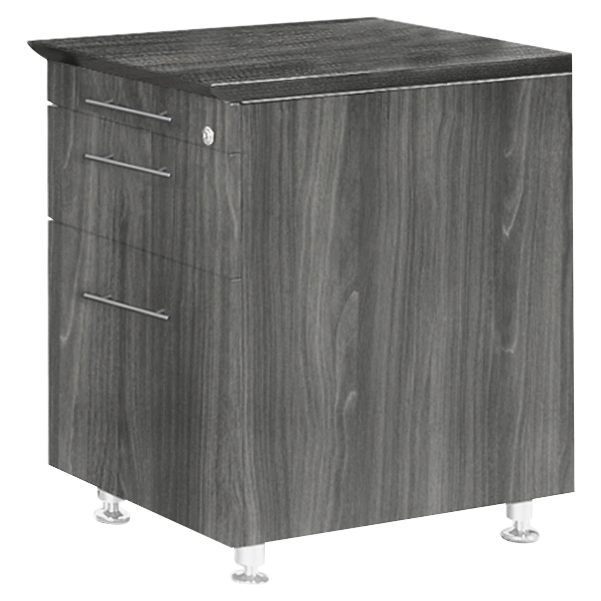 Mayline Mnbfplgs Medina Series Laminate Pedestal, 15-1/2&quot; By 18-1/8&quot; By 26-5/8&quot;, Gray Steel