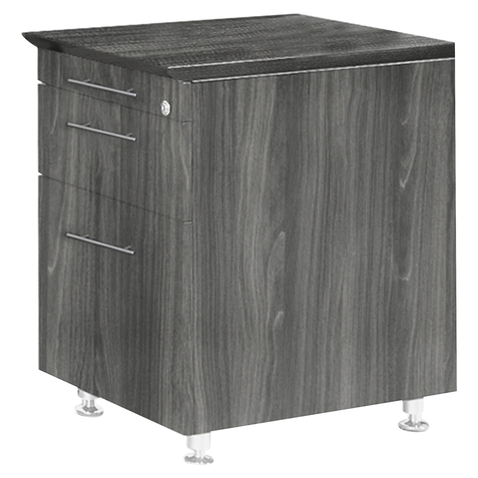 Mayline Mnbfplgs Medina Series Laminate Pedestal, 15-1/2" By 18-1/8" By 26-5/8", Gray Steel