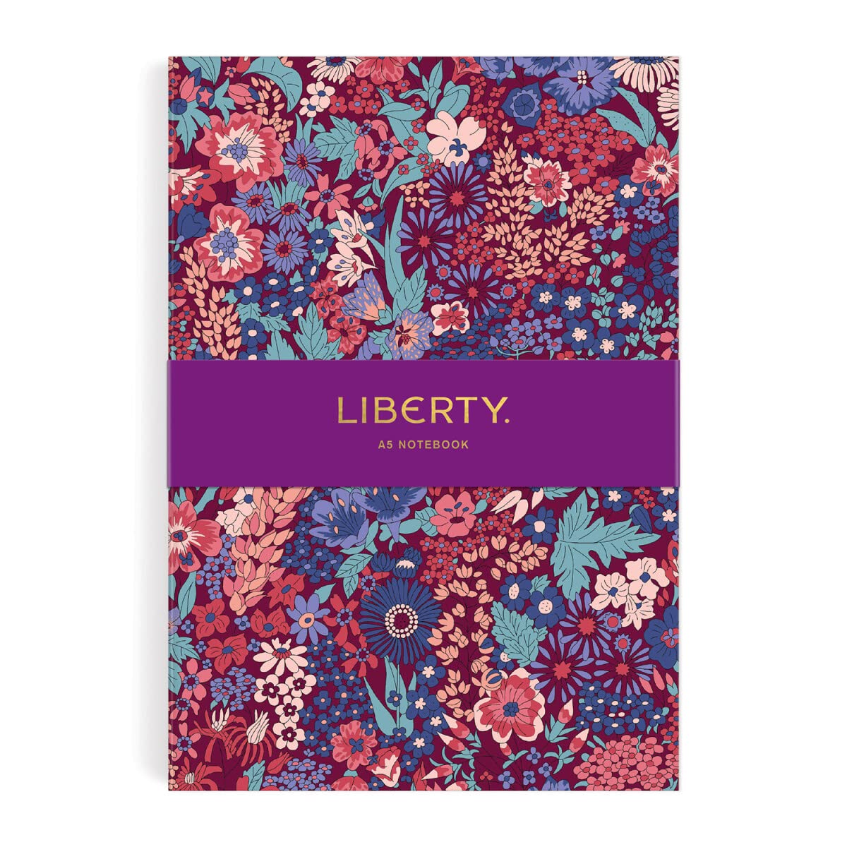Galison Liberty Margaret Annie A5 Journal From 136 Lined Pages With Gilded Edges, 5.25 X 7.25, Softcover Journal, Beautiful Flor