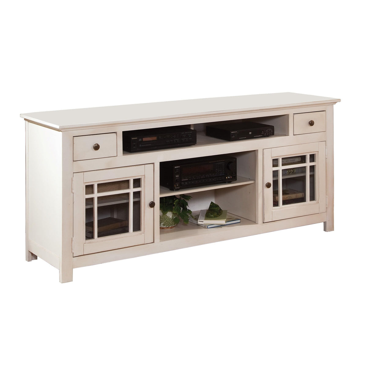 Progressive Furniture Emerson Hills 74 Inch Console-White