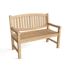 Anderson Teak BH-004O Kingston 2-Seater Outdoor Bench, Honey Golden Teak