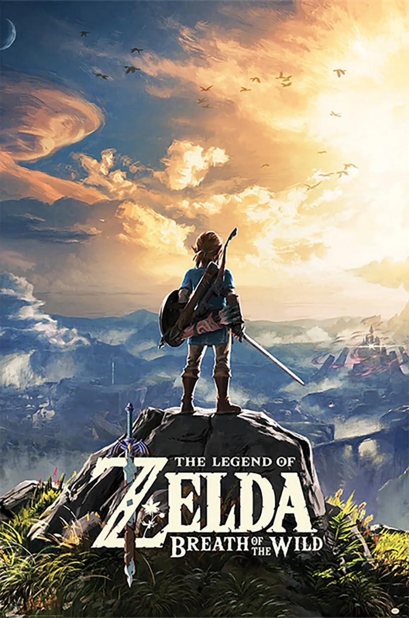 The Legend Of Zelda: Breath Of The Wild - Gaming Poster (Link/Sunset) (Size: 24 x 36)