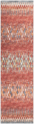 Addison Rugs Rylee Ary35 Red Washable 2'3" X 7'6" Indoor Outdoor Runner Rug, Easy Clean, Machine Washable, Non Shedding, Bedroom, Entry, Living Room, Dining Room, Kitchen, Patio Rug