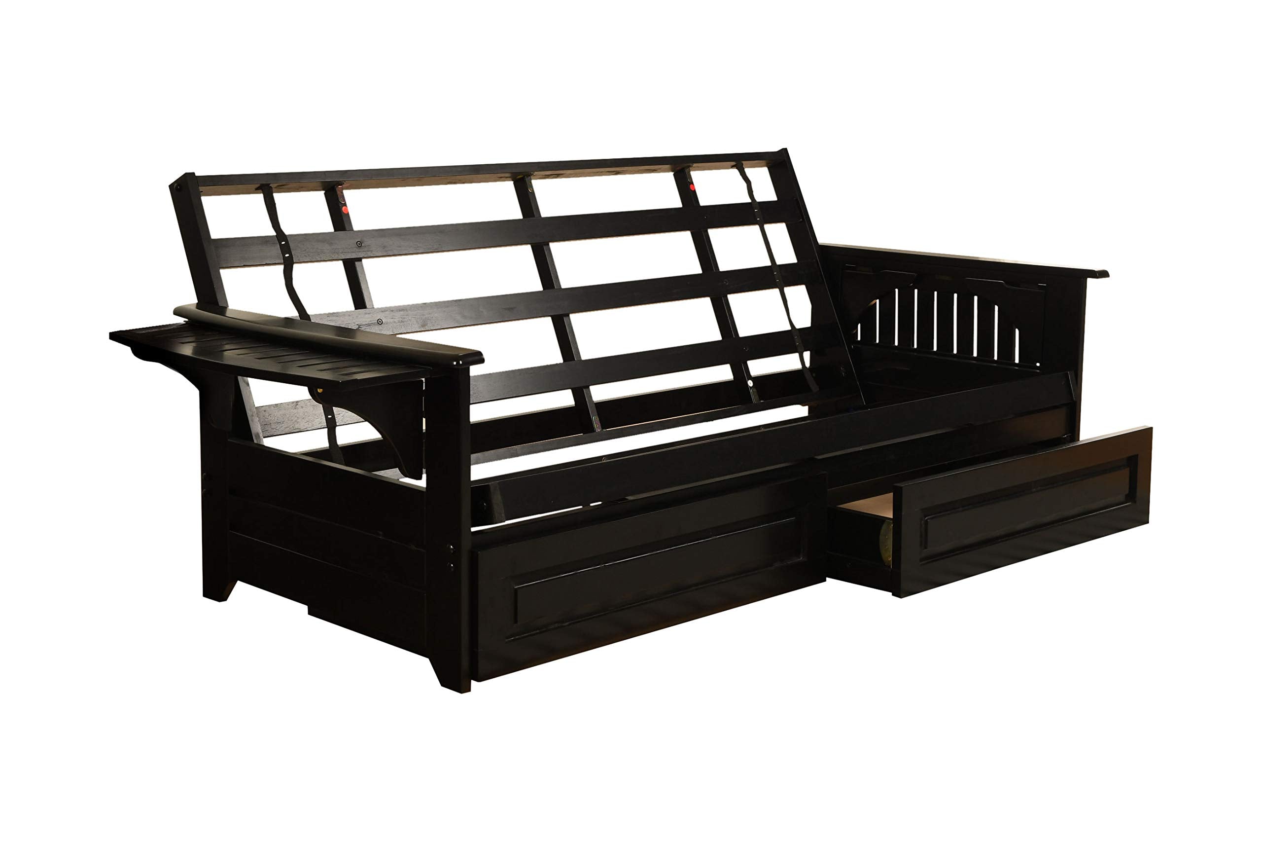 Kodiak Furniture Futon Storage Drawers, Frame Only/No Mattress