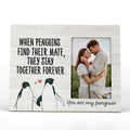FONDCANYON love picture frames for couples,You Are My Penguin Couple Penguins Picture Photo FrameValentine Wedding Gifts For Gir