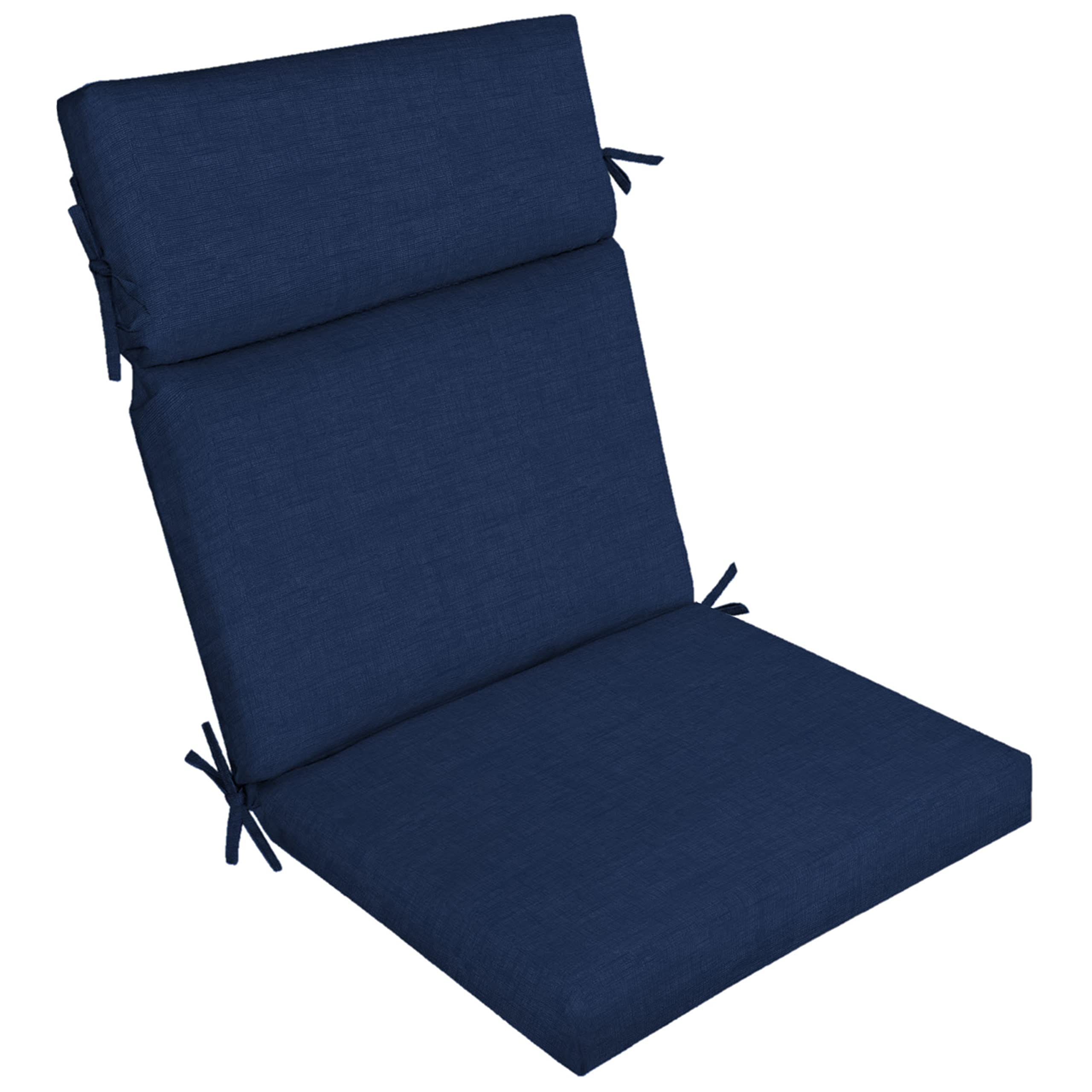 Arden Selections Outdoor Chair Cushion, 21 X 20, Rain-Proof, Fade Resistant 20 X 21, Sapphire Blue Leala