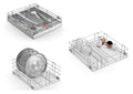 Toro Set Of 3 Stainless Steel Kitchen Basket For Modular Kitchen/Kitchen Trolley/Kitchen Drawer/Kitchen Cabinet/Utensils Storage