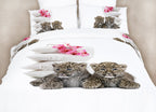 Dolce Mela Dm486T 4-Piece Luxury Duvet Cover Set, Twin