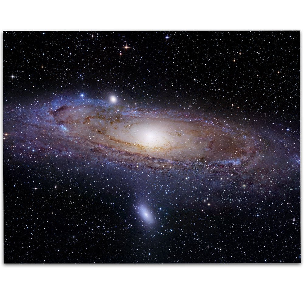 Make Em Laugh Astronomy Poster - The Milky Way Galaxy - 11x14 Unframed Art Print - Vintage Posters for Dark Academia, Space Post