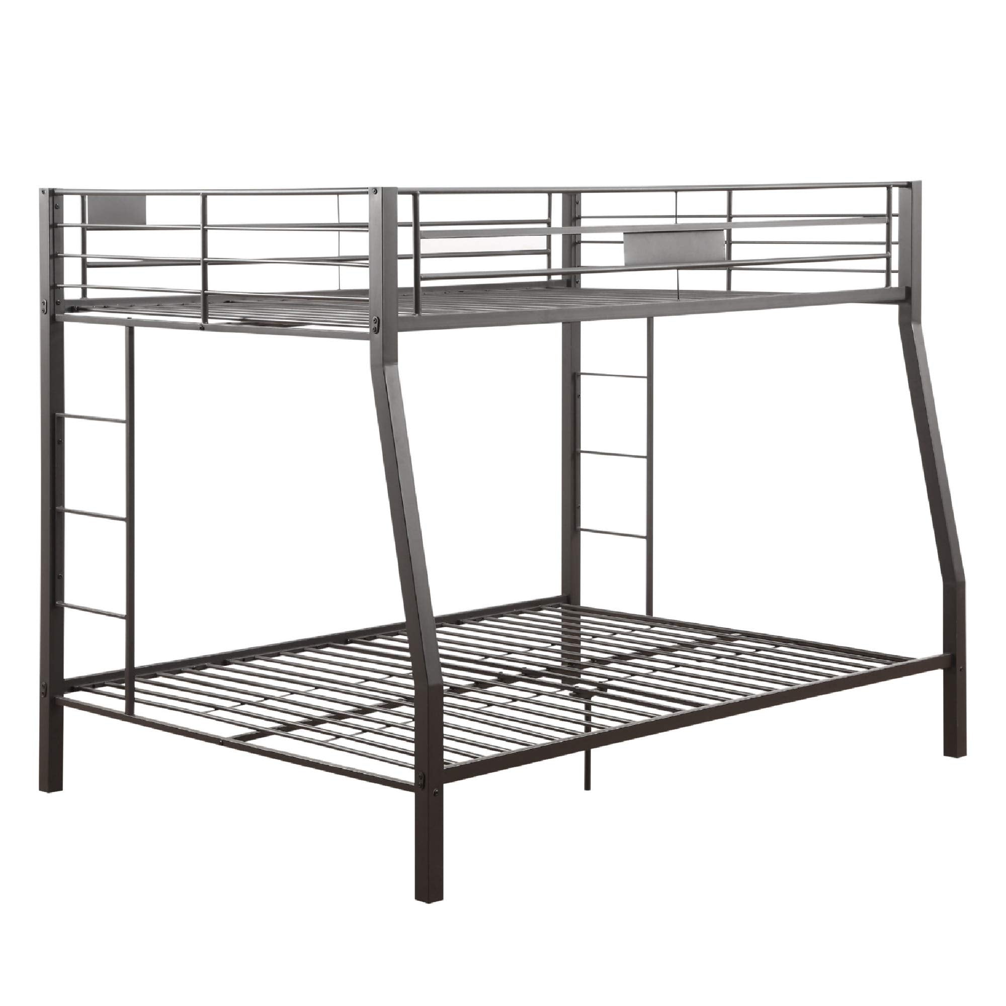 Benzara Metal Bunk Bed, Black